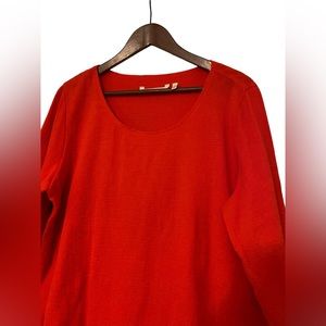 SOFT SURROUNDINGS Women's Large Layered Ruffled Blouse